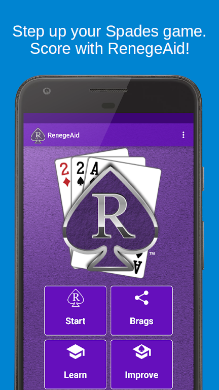 RenegeAid Spades Score App Capture d'écran 1