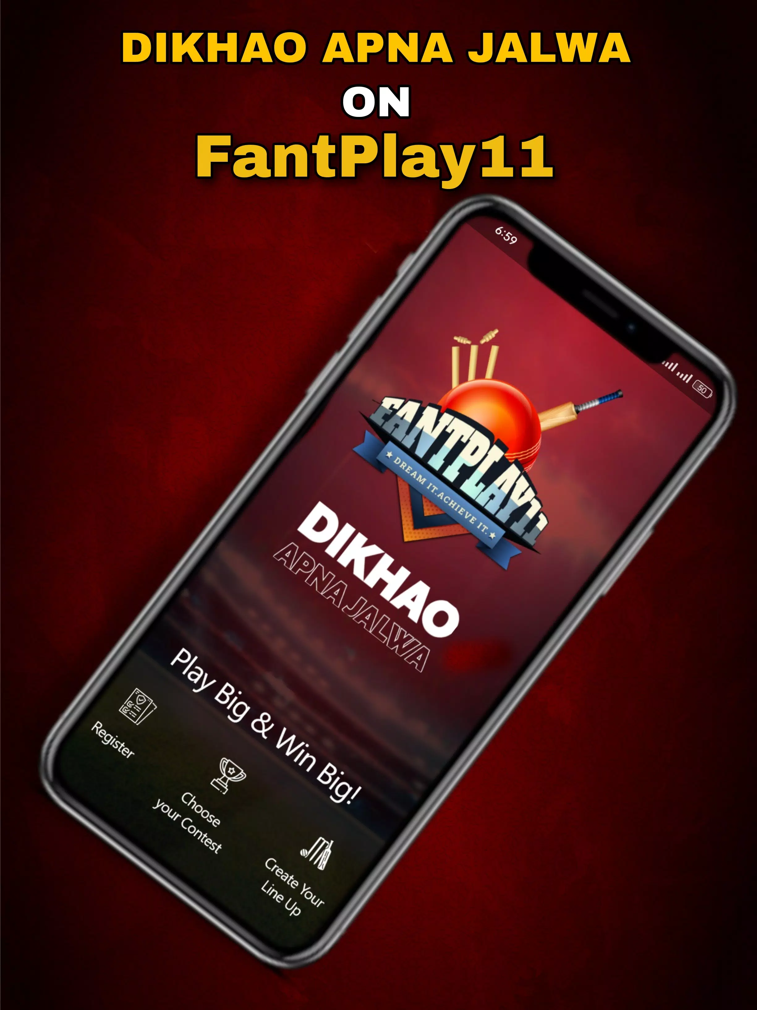 FantPlay11:Fantasy Cricket App Скриншот 1