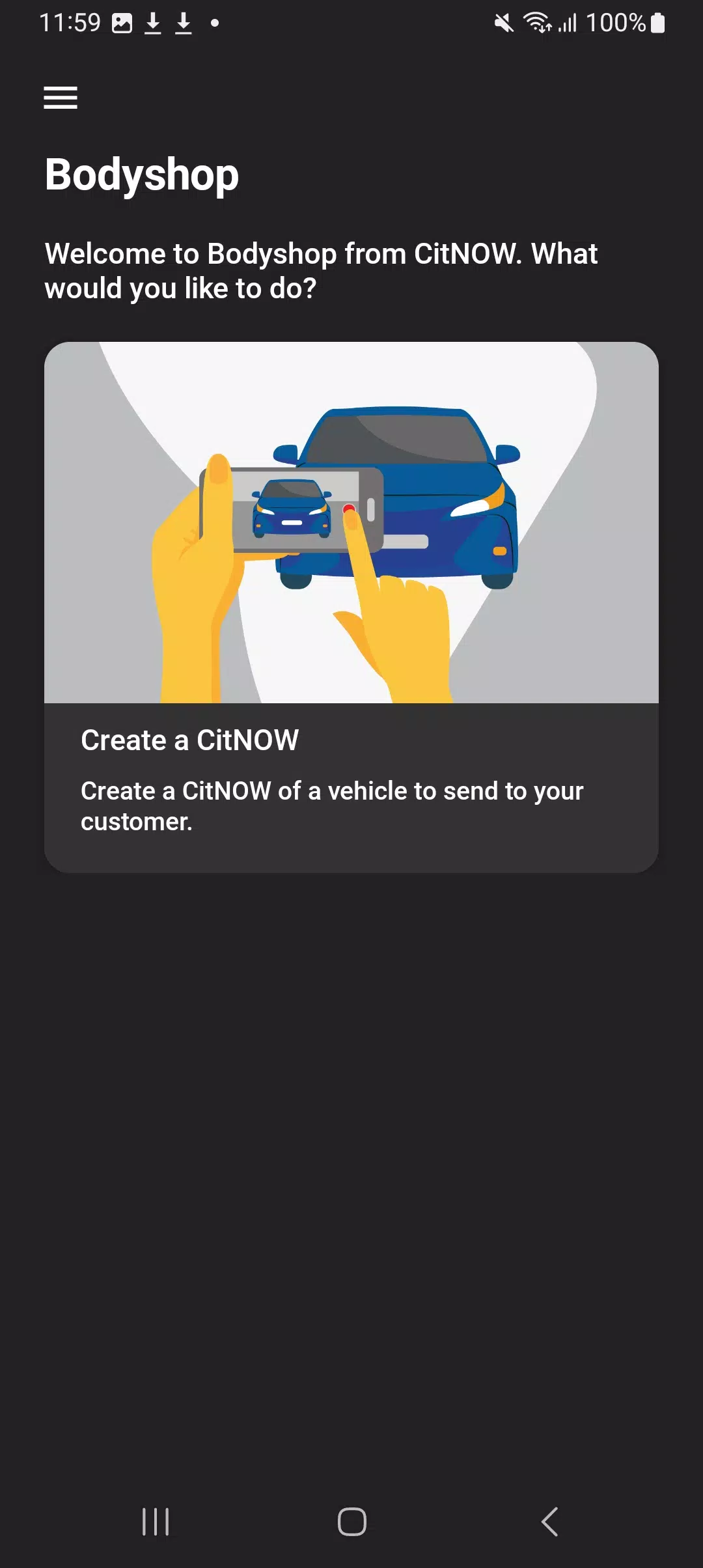 CitNOW Bodyshop Screenshot 2