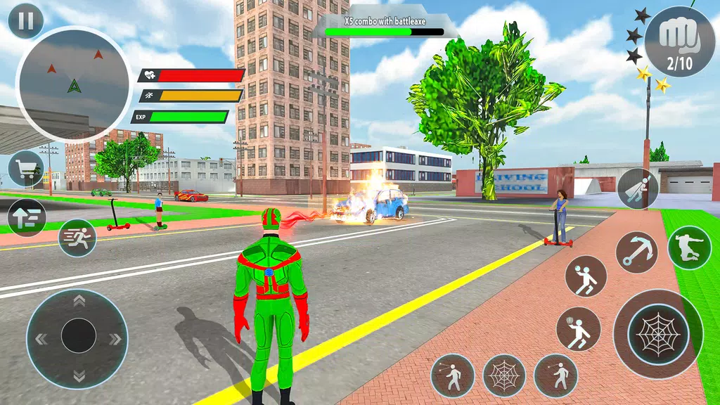 Police Robot Rope Hero Game 3d应用截图第2张