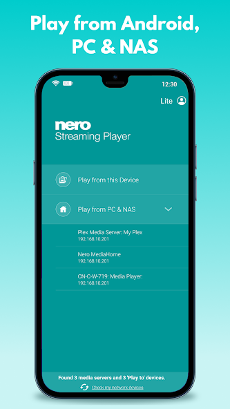 Nero Streaming Player 스크린샷 2