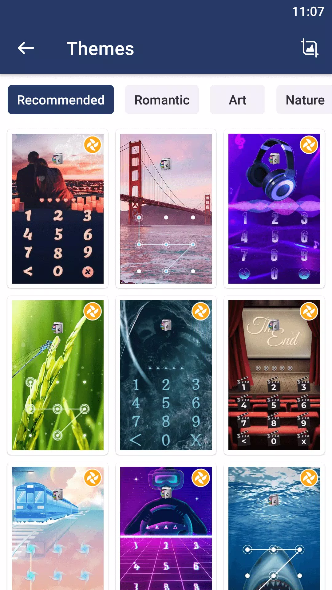 AppLock Live Theme Cinema Screenshot 3