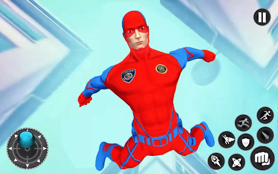 Captain Super Hero Man Game 3D スクリーンショット 1