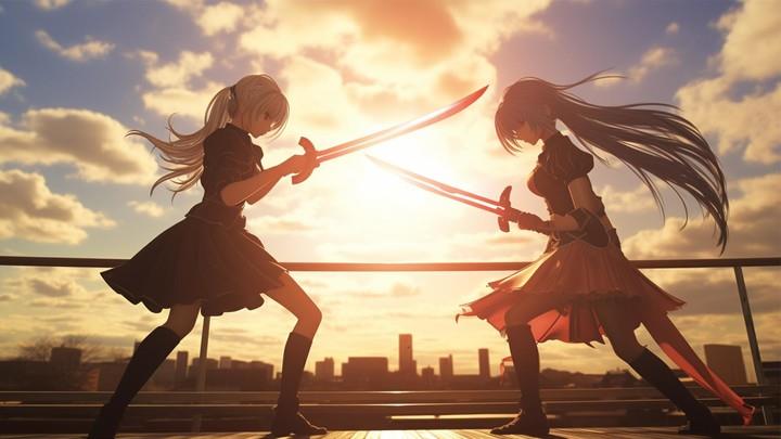 Anime High School Girl Fighter Captura de tela 3