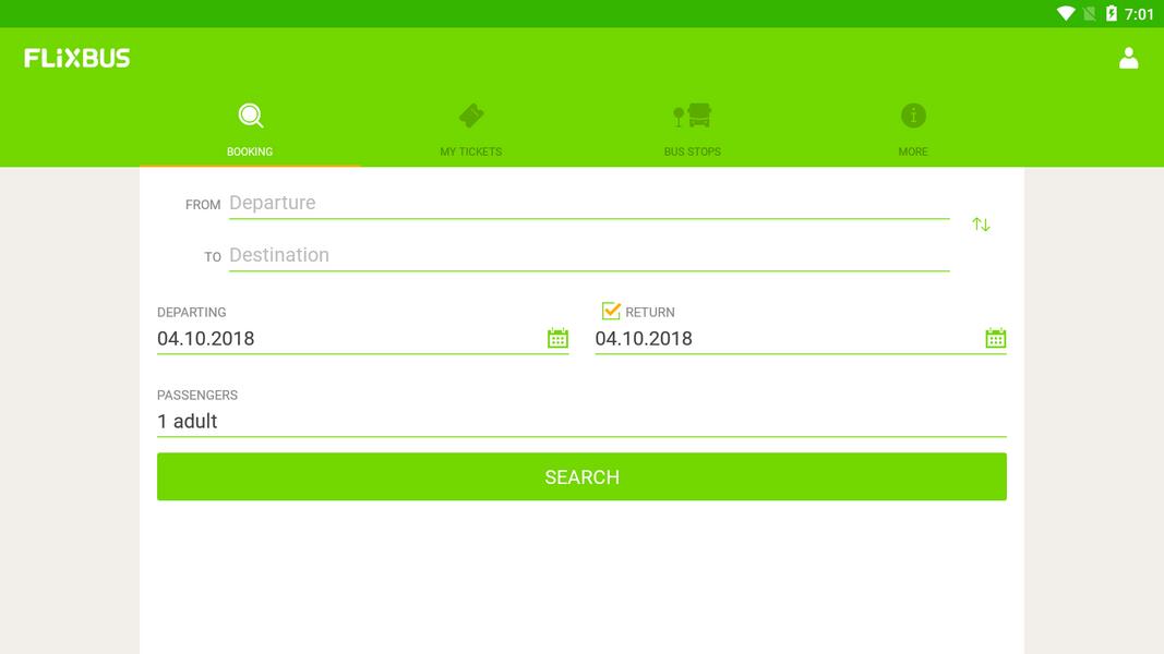 FlixBus Screenshot 1