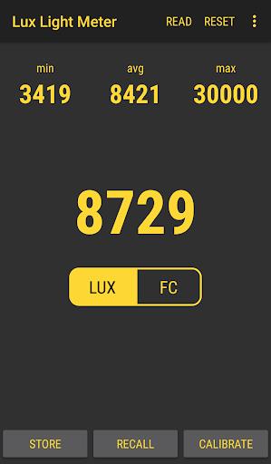 Lux Light Meter Pro Скриншот 1