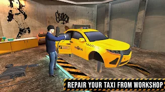 USA Taxi Car Driving: Car Game स्क्रीनशॉट 4