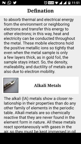 Complete Periodic Table Screenshot 1