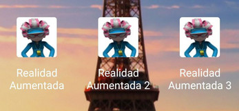 Realidad Aumentada App Android Capture d'écran 3