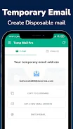 Temp Email Pro - Multiple Mail Captura de pantalla 1