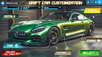 Drift Car Racing Games Offline स्क्रीनशॉट 2