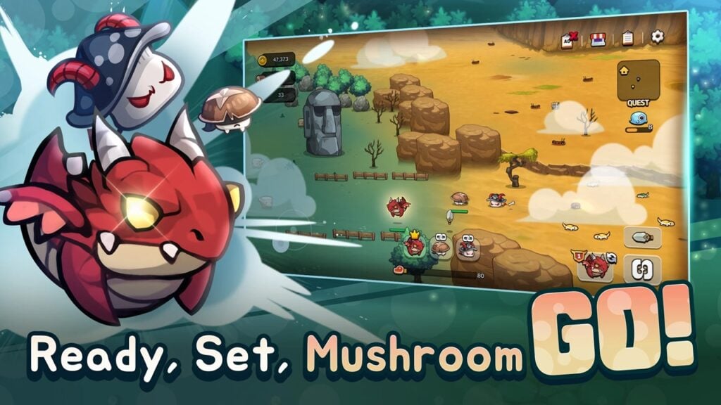 Mushrooms Go! Assemble your fungus squad and conquer the dungeon