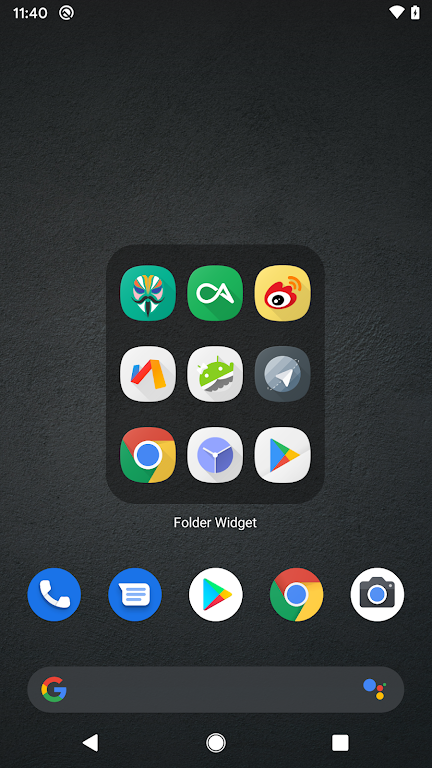 Folder Widget Mod Captura de pantalla 1