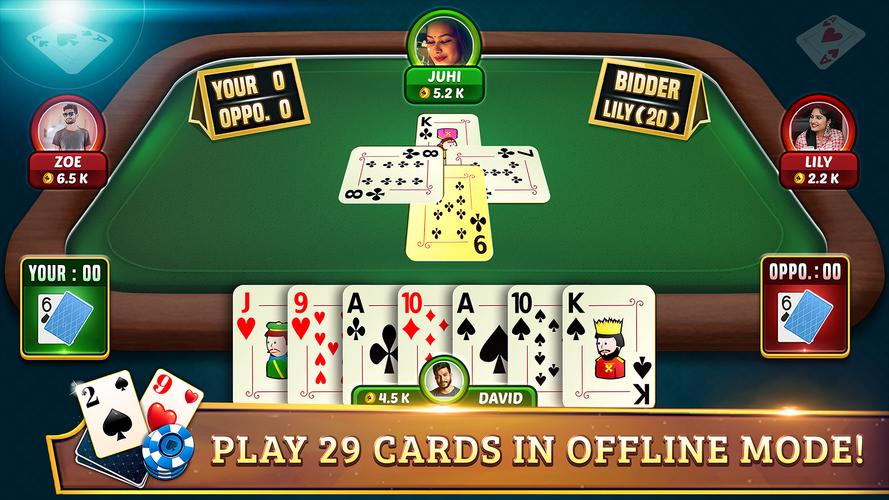 29 Card Game Plus स्क्रीनशॉट 1