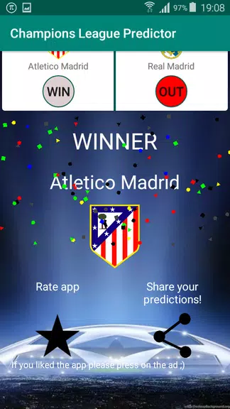 Champions Football Predictor Captura de pantalla 3
