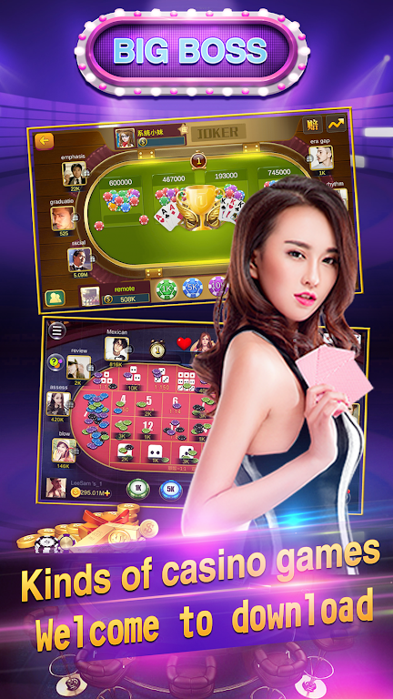 Big Boss Online-free poker app(baccarat,blackjack)应用截图第3张