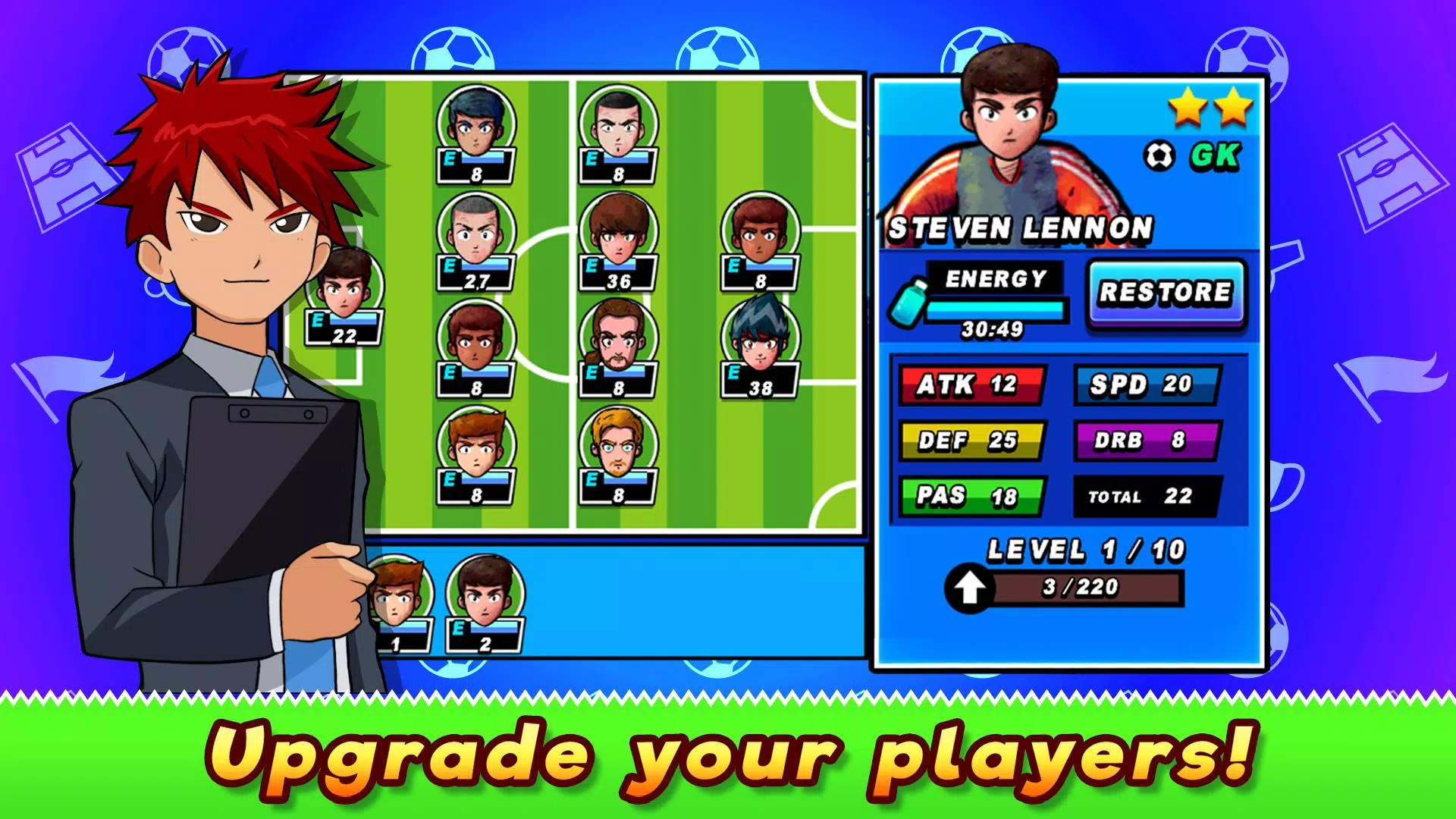 Soccer Heroes RPG स्क्रीनशॉट 2