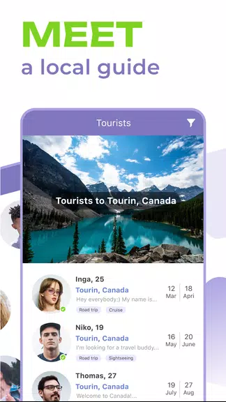 TourBar - Chat, Meet & Travel Screenshot 3