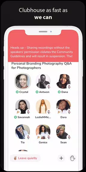 Clubhouse Drop-in audio chat android Guide應用截圖第4張