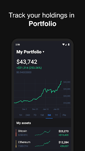 Hodler – Crypto Portfolio Captura de tela 2