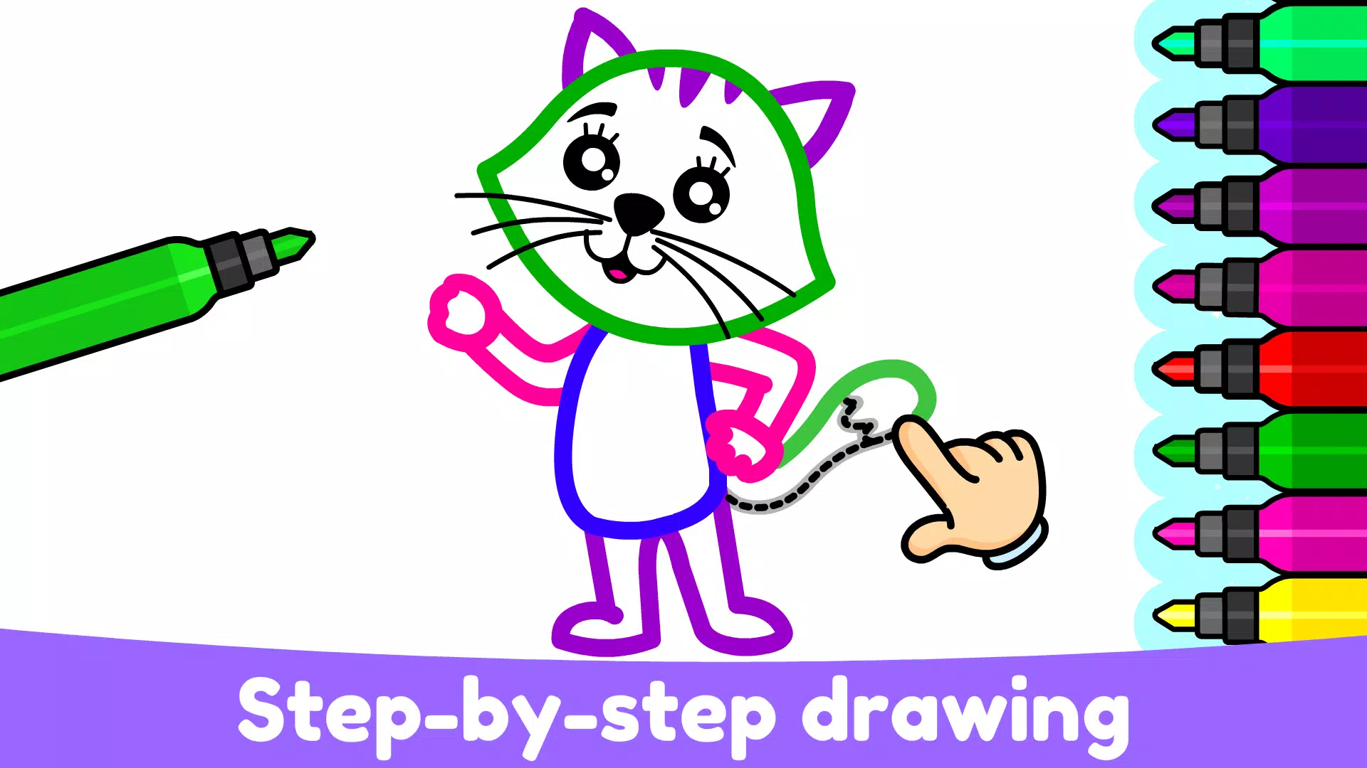 Kids Drawing & Coloring Games應用截圖第4張