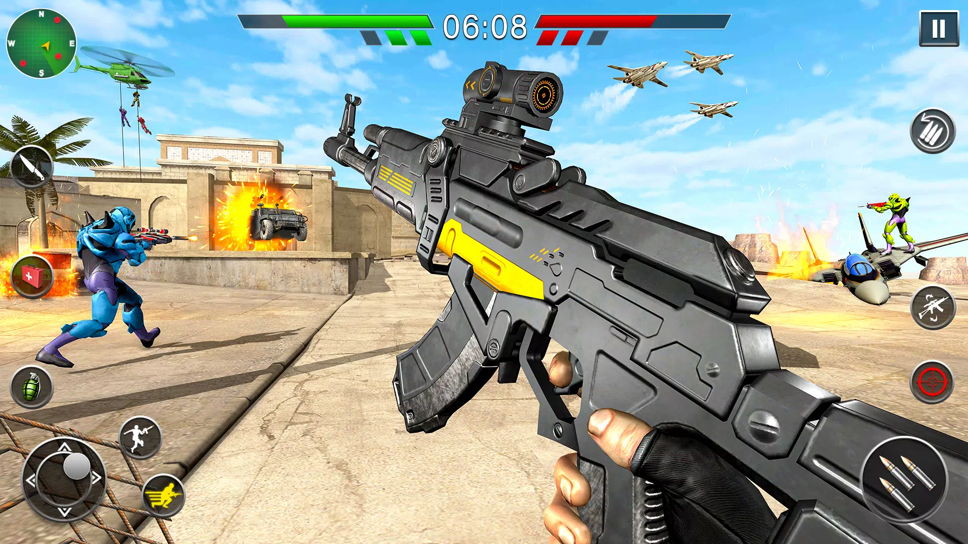 Robô fps jogos de arma de tiro Captura de tela 2