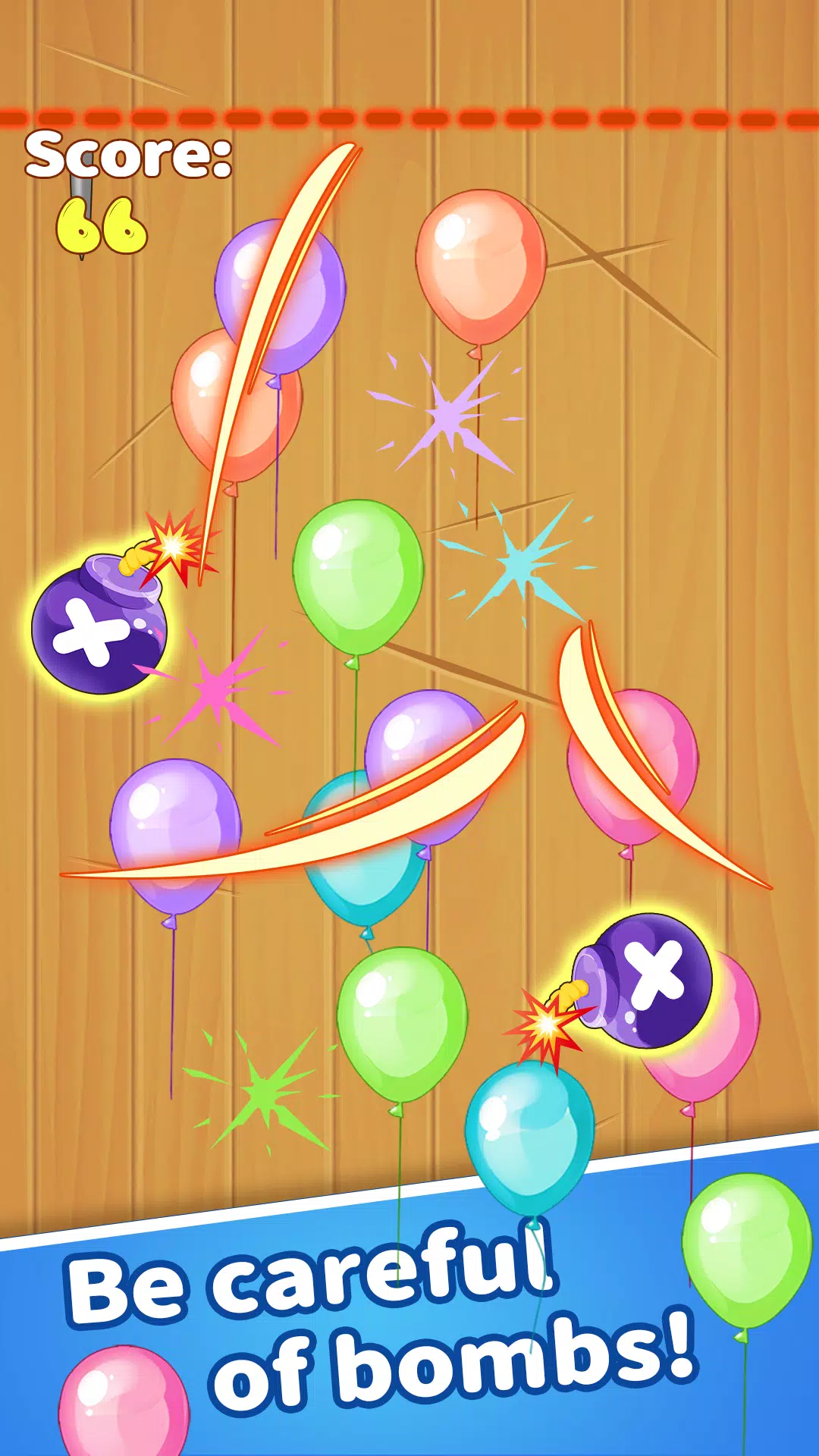 Crazy Breaking Balloons Скриншот 3