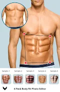 Man Fit Body Photo Editor: Abs Capture d'écran 4