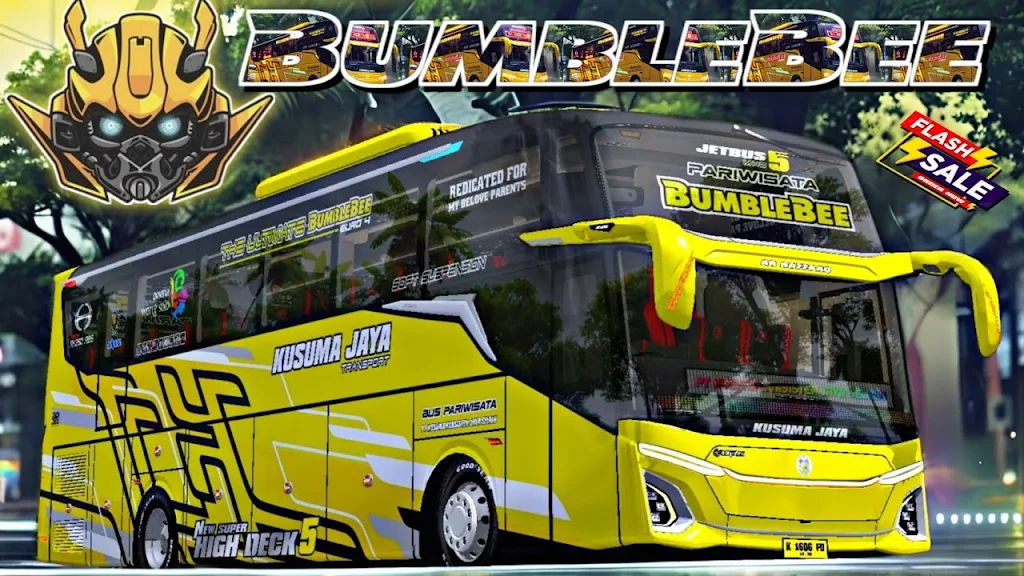 Bus Pecel Balap Bumblebee Capture d'écran 2