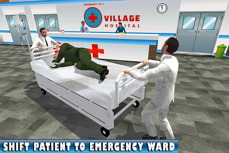 Cart Ambulance Village Captura de pantalla 1