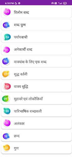 हिन्दी व्याकरण - Hindi Grammar应用截图第3张