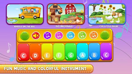 Piano Game: Kids Music Game Capture d'écran 1