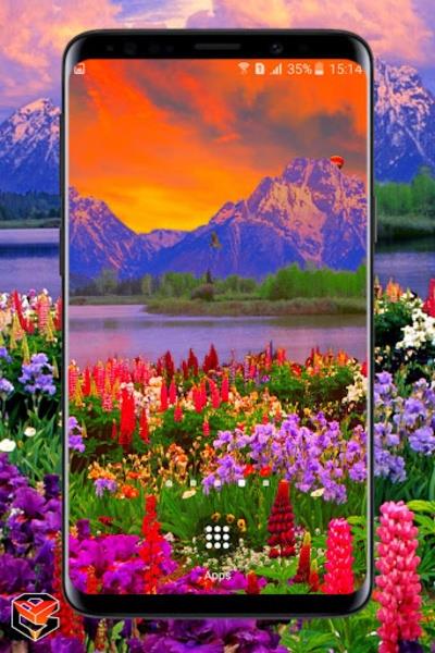 Valley of Flowers live wallpaper Captura de tela 4