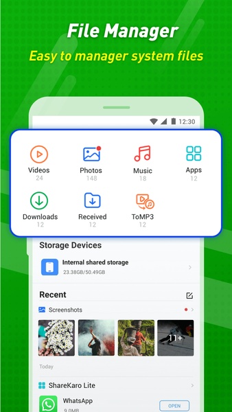 ShareKaro Lite: File Share App スクリーンショット 3