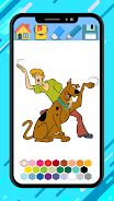 Scooby coloring doo cartoon ga Screenshot 4