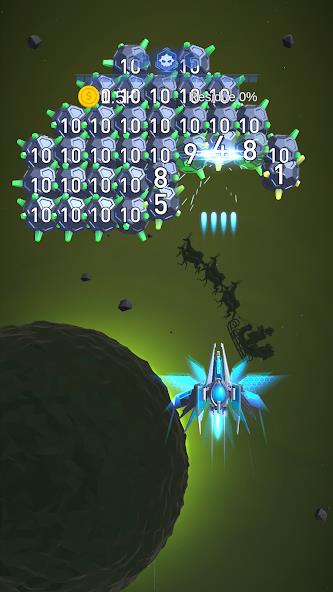 Dust Settle 3D - Galaxy Attack Mod Captura de pantalla 2