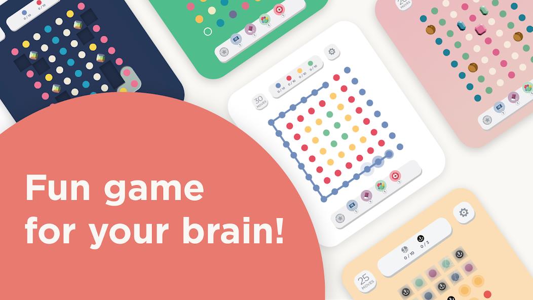 Two Dots: Fun Dot & Line Games Mod スクリーンショット 1