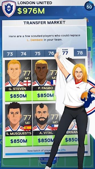 Idle Eleven - Soccer tycoon Mod Capture d'écran 4