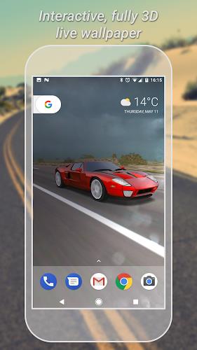 3D Car Live Wallpaper Lite應用截圖第1張