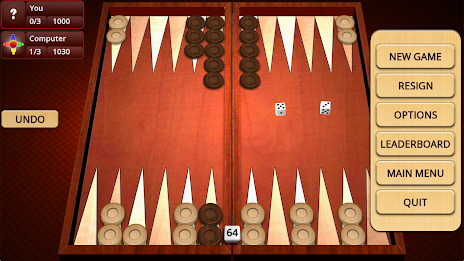 Backgammon Mighty Capture d'écran 1