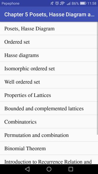 Discrete Mathematics Captura de tela 2