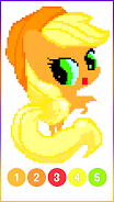 Pony Pixel Art Coloring Book Screenshot 4