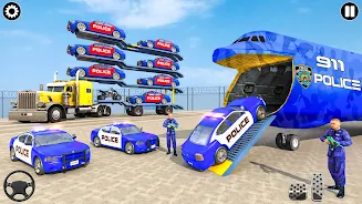 Police Transport Car Parking Screenshot 2