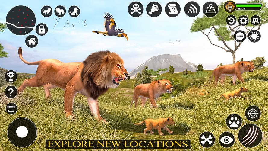 Ultimate Lion Simulator Game Capture d'écran 2