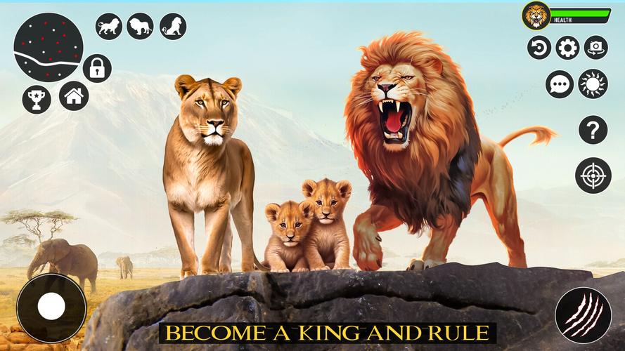 Ultimate Lion Simulator Game Capture d'écran 3