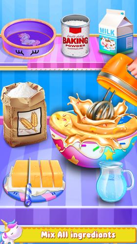 Unicorn Cake Maker-Bakery Game應用截圖第2張