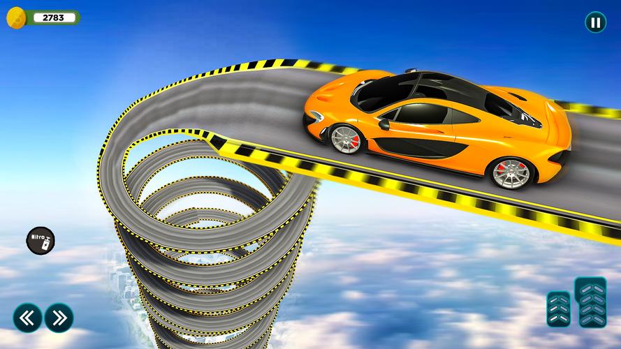 Stunt Car Race Simulator Games 스크린샷 1