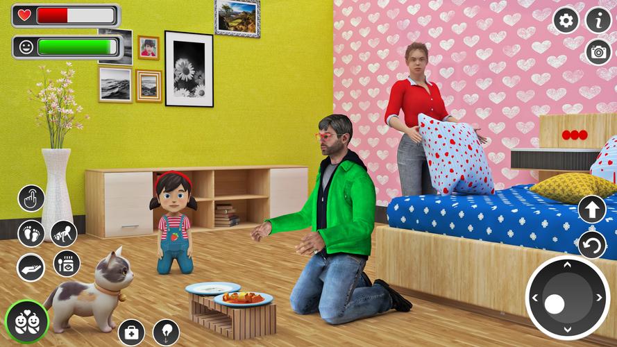 Virtual Mom Dad: Baby Games スクリーンショット 2