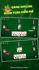 Tien len mien nam - danh bai offline - ĐIỂM Screenshot 3