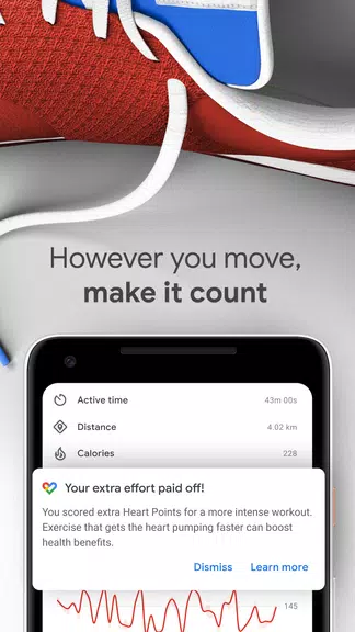 Google Fit: गतिविधि की निगरानी स्क्रीनशॉट 3
